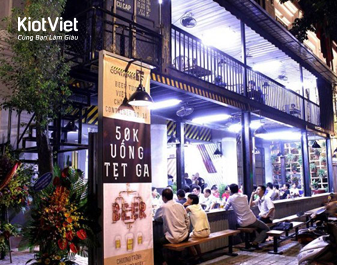 QUÁN BIA CONTAINER NO.15 – Bia tươi đậm đà hương vị Việt