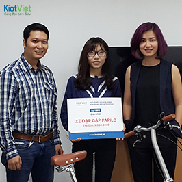 CHÚC MỪNG CHỦ NHÂN GIẢI NHẤT QUÝ I - 2016 chương trình 'Giới thiệu khách hàng'