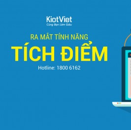 KIOTVIET RA MẮT TÍNH NĂNG TÍCH ĐIỂM