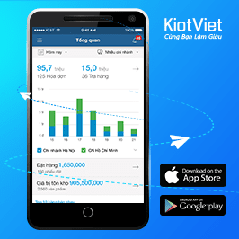 Quản lý bán hàng mọi lúc, mọi nơi nhờ ứng dụng di động của KiotViet