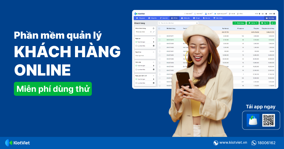 Phần mềm quản lý khách hàng online hiệu quả cho doanh nghiệp vừa, nhỏ, siêu nhỏ