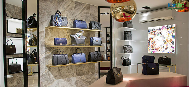Những cách trưng bày túi xách đơn giản mà thu hút khách hàng