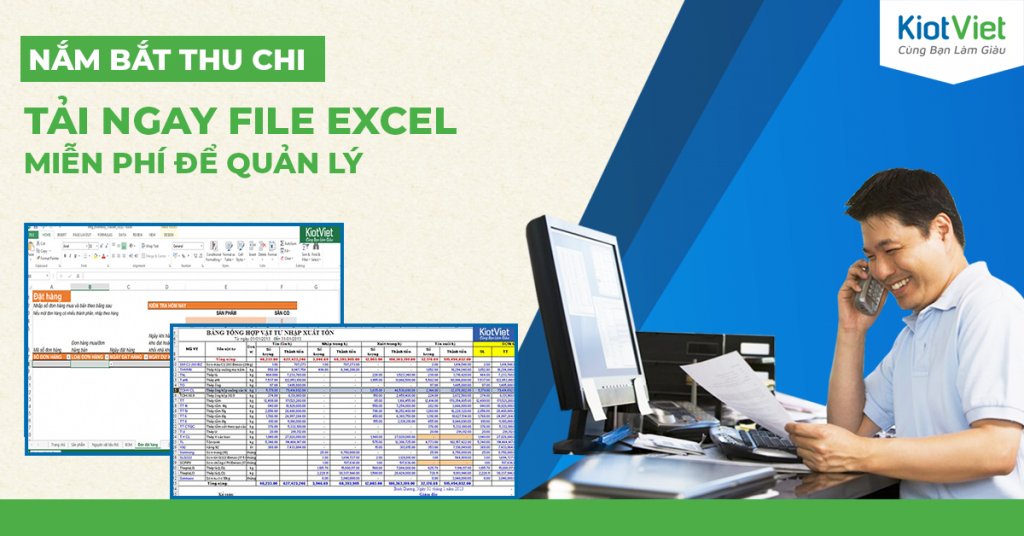 File Excel quản lý thu chi MIỄN PHÍ được sử dụng nhiều nhất