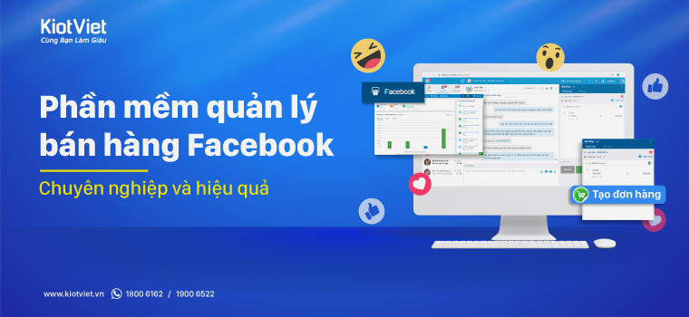 Phần mềm quản lý bán hàng trên Facebook vừa chat vừa lên đơn