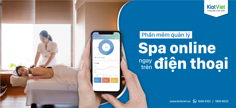 Phần mềm quản lý spa online ngay trên điện thoại di động