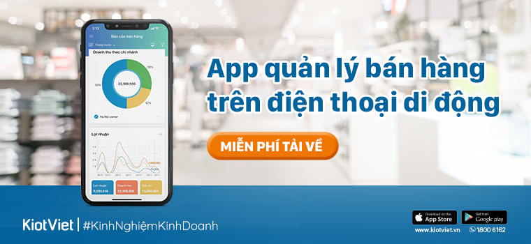App quản lý bán hàng trên điện thoại di động HÀNG ĐẦU hiện nay