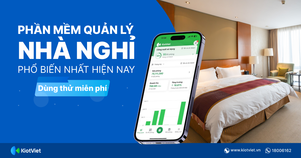 Phần mềm quản lý nhà nghỉ phổ biến nhất hiện nay 