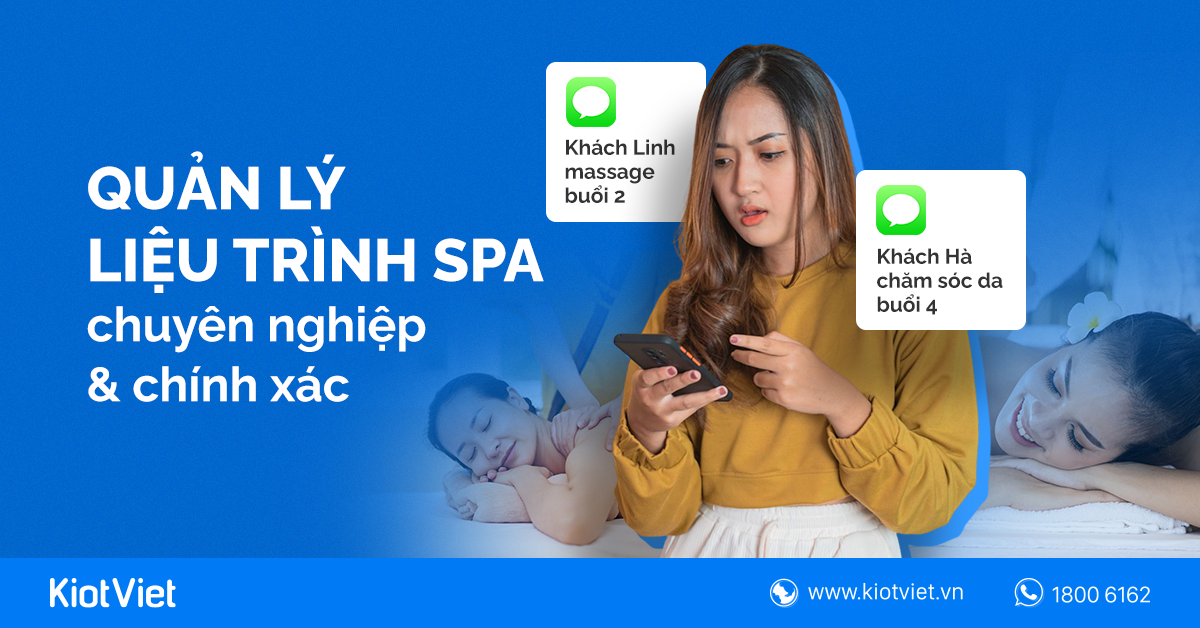 Phần mềm quản lý liệu trình spa chuyên nghiệp, chính xác