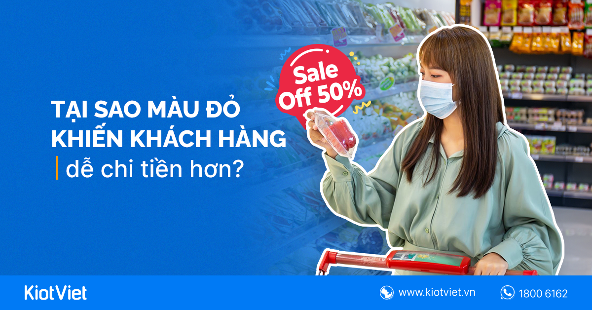 Muốn bán nhiều hàng hơn, hãy dùng màu đỏ