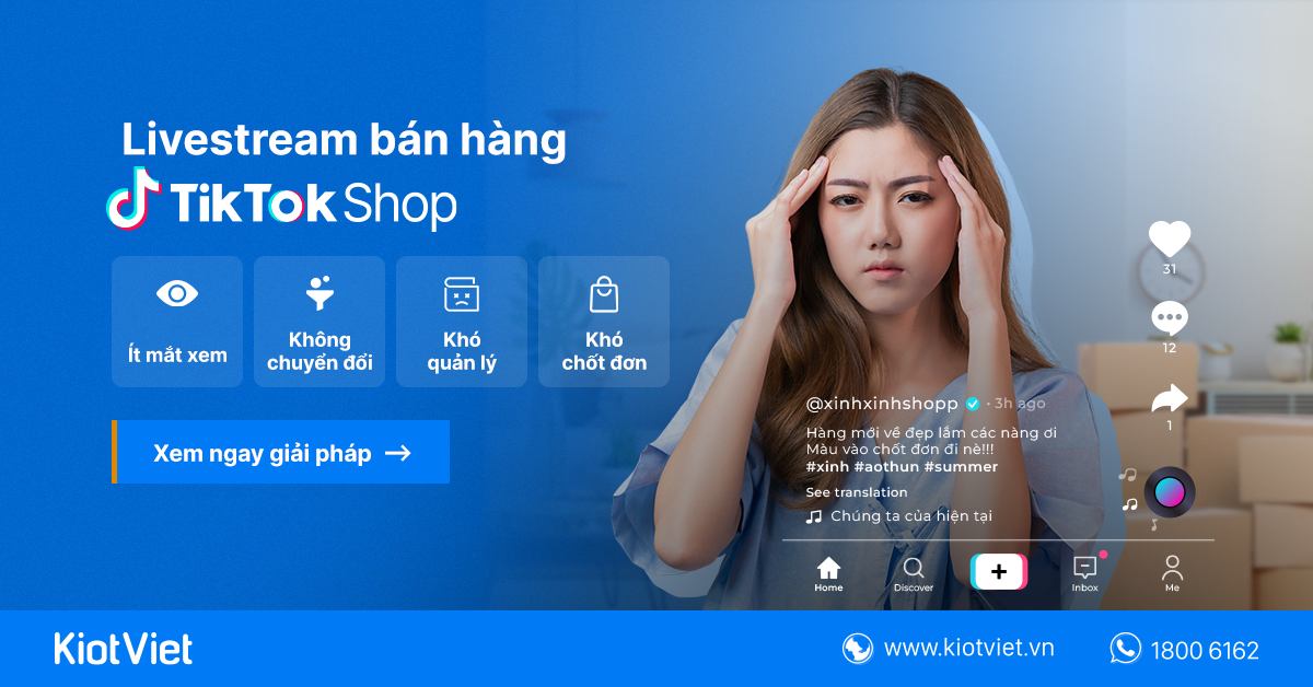 Những vấn đề thường gặp khi livestream bán hàng trên TikTok Shop và giải pháp tối ưu nhất