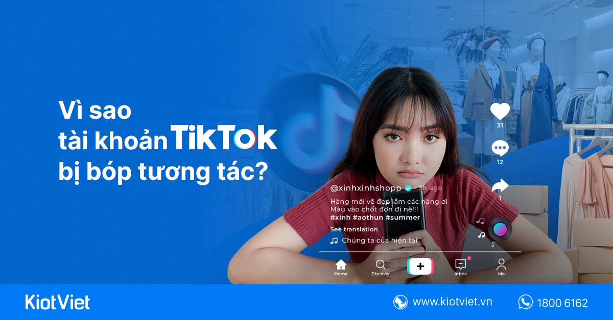 Vì sao tài khoản TikTok bị hạn chế tương tác?