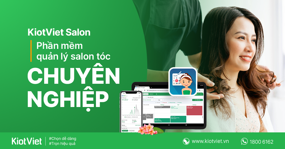 Phần mềm quản lý salon tóc được sử dụng nhiều nhất 2022