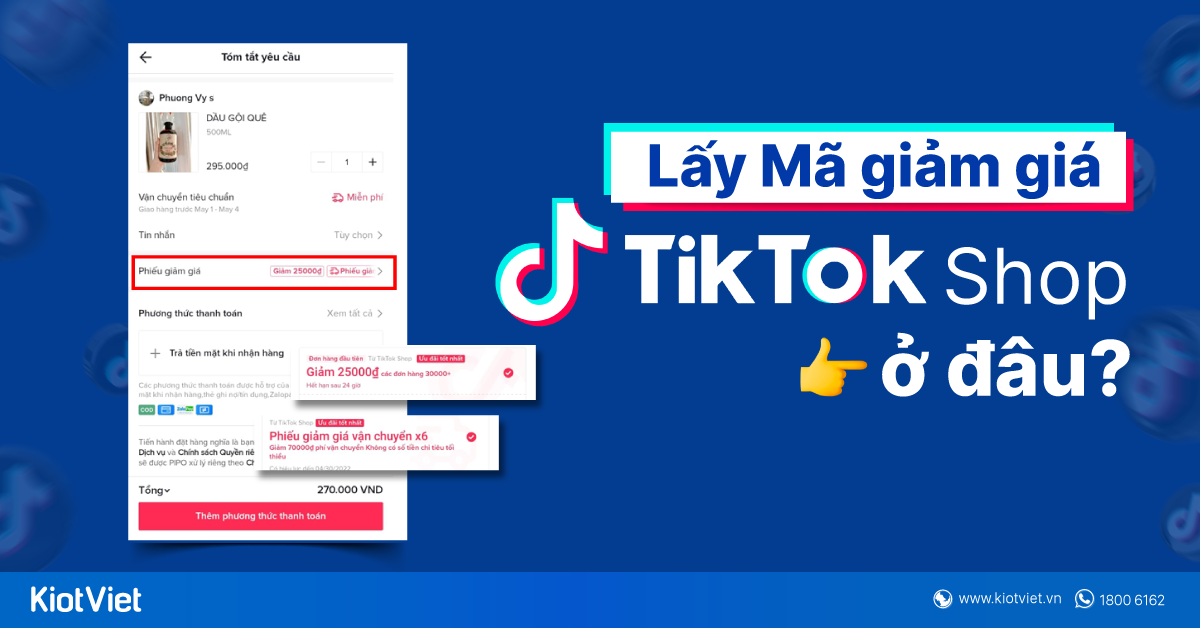 Hướng dẫn người bán tự tạo mã giảm giá TikTok Shop