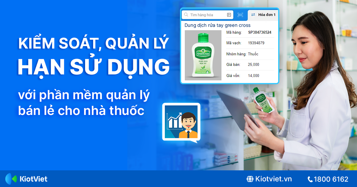 Kiểm Soát, Quản Lý Hạn Sử Dụng, Tự Động Hóa Quy Trình Bán Hàng Với Phần Mềm Quản Lý Bán Lẻ Cho Nhà Thuốc
