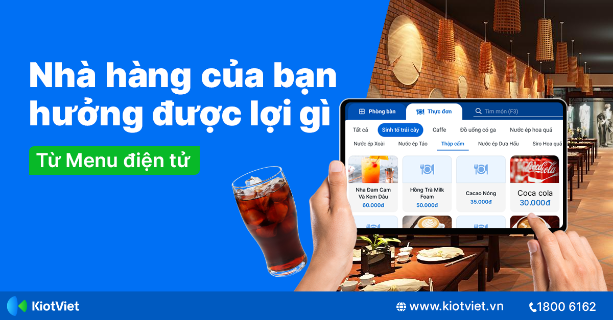 Nhà Hàng Của Bạn Có Thể Được Hưởng Lợi Như Thế Nào Từ Menu Điện Tử?