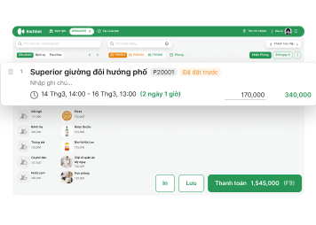 Tính tiền phòng theo giờ, theo ngày chính xác
