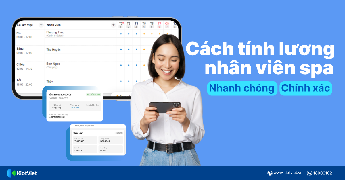 Nghề spa lương bao nhiêu? Cách tính lương, hoa hồng cho nhân viên spa chuẩn nhất