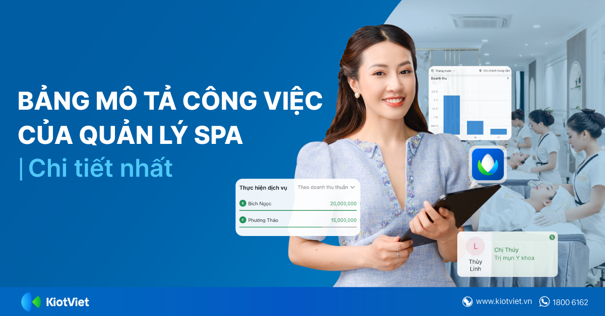 Công việc của quản lý spa là gì? Mô tả công việc của quản lý spa chi tiết nhất