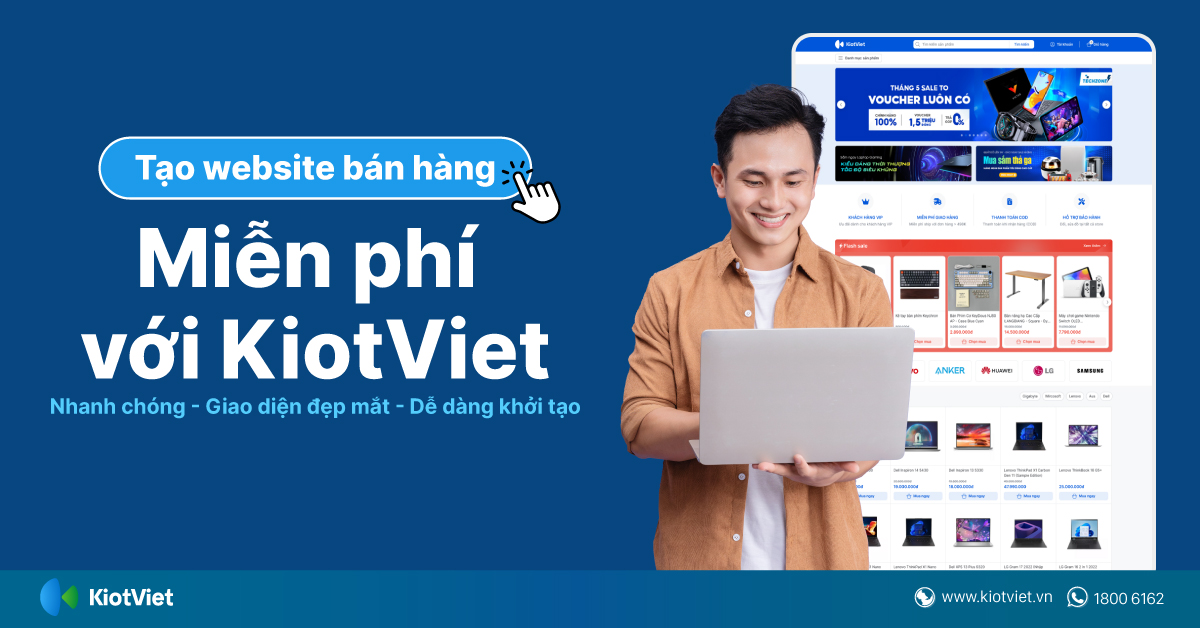 Tạo website bán hàng miễn phí