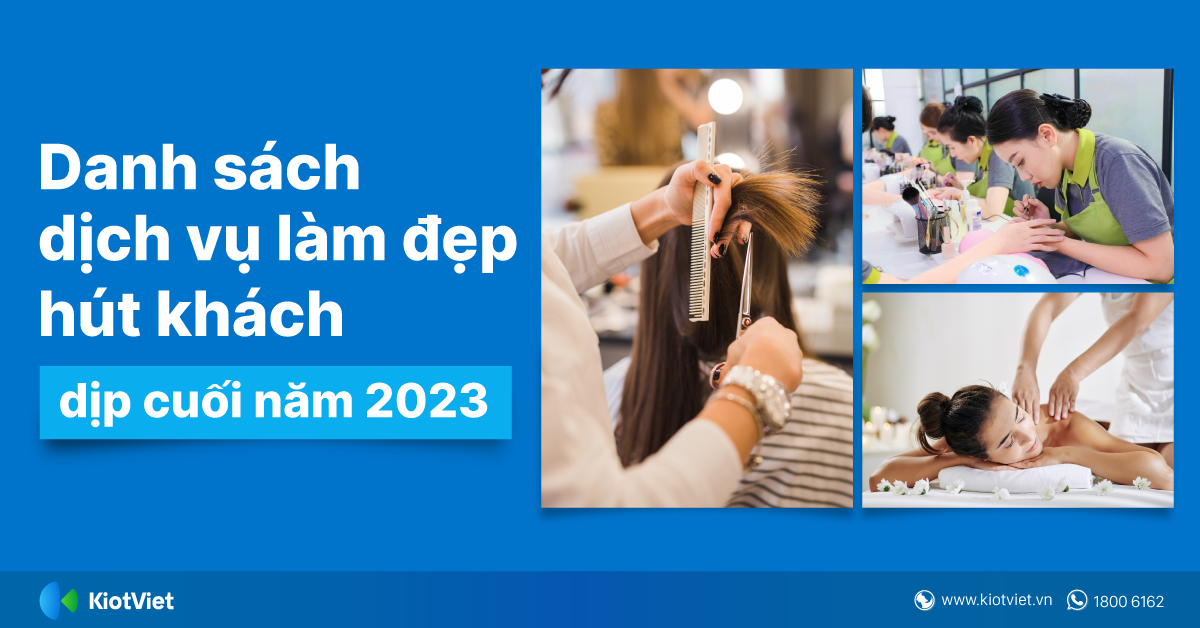 Điểm danh các dịch vụ làm đẹp hút khách dịp cuối năm 2023