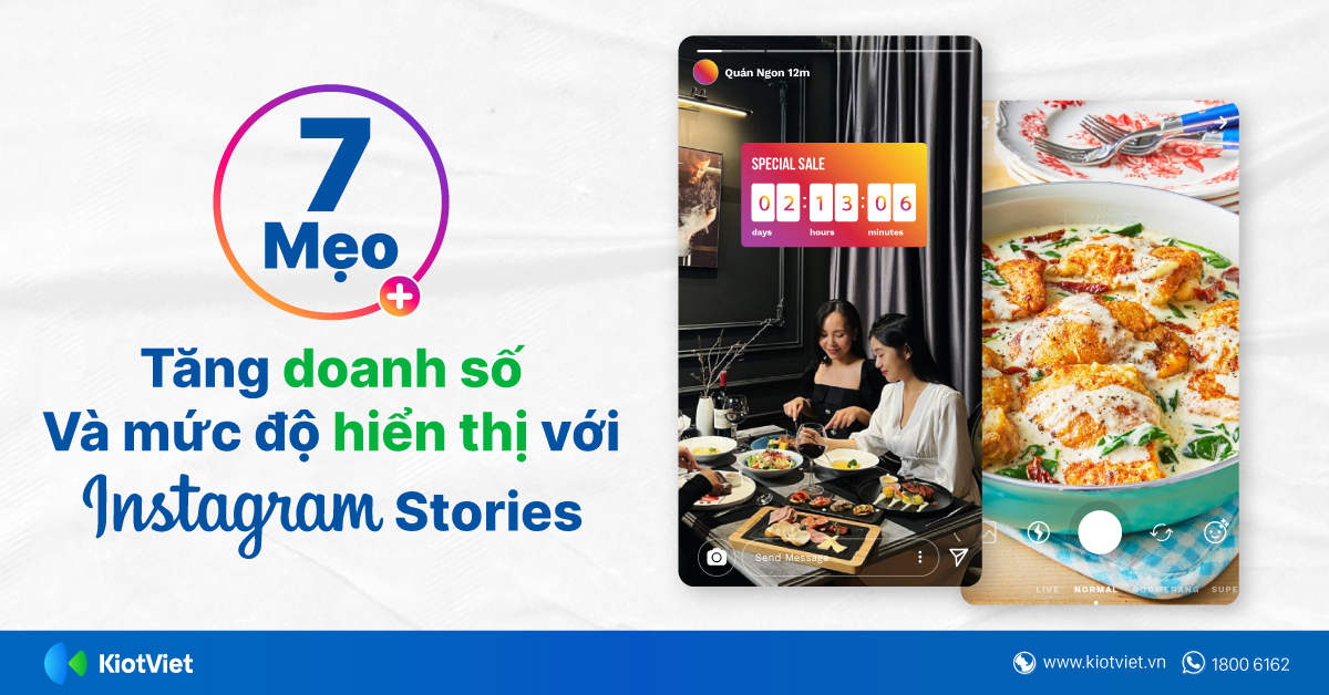 7 mẹo để tăng doanh số và mức độ hiển thị với Instagram Stories