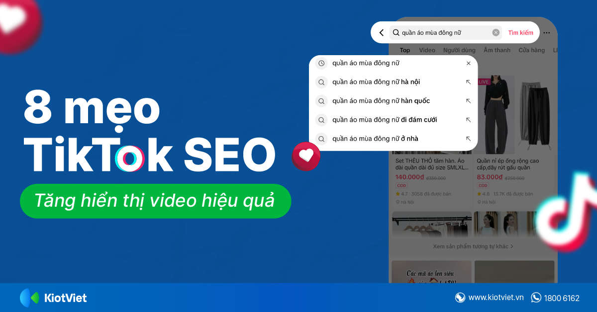 8 mẹo TikTok SEO tăng mức độ hiển thị của video hiệu quả 
