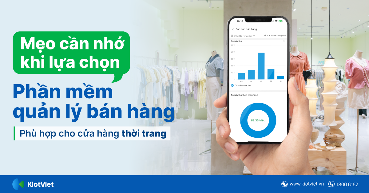 Mẹo cần nhớ khi lựa chọn phần mềm quản lý bán hàng phù hợp cho cửa hàng thời trang