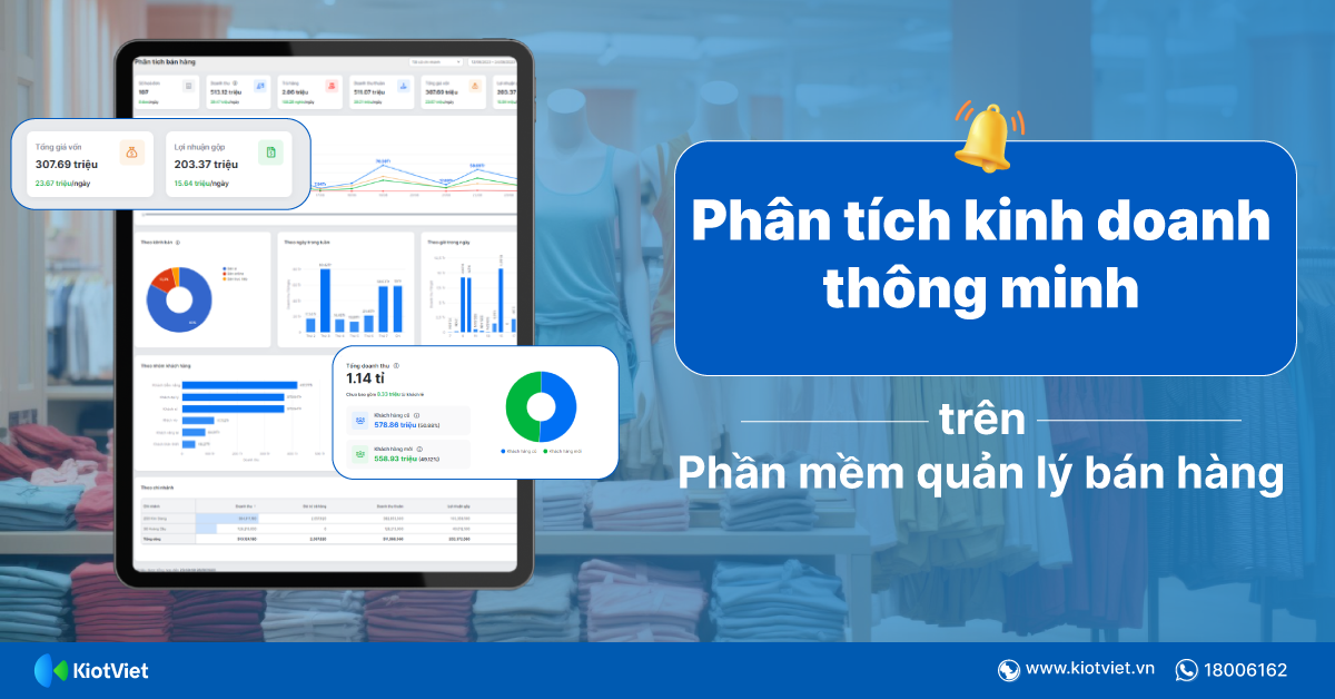 Phân tích kinh doanh thông minh trên phần mềm quản lý bán hàng