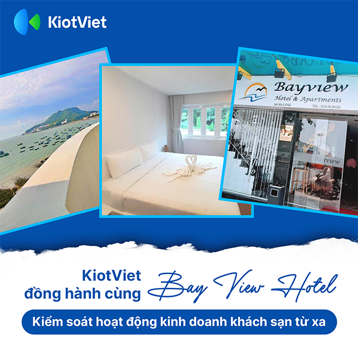 Bayview Hotel kiểm soát hoạt động kinh doanh ngay trên điện thoại