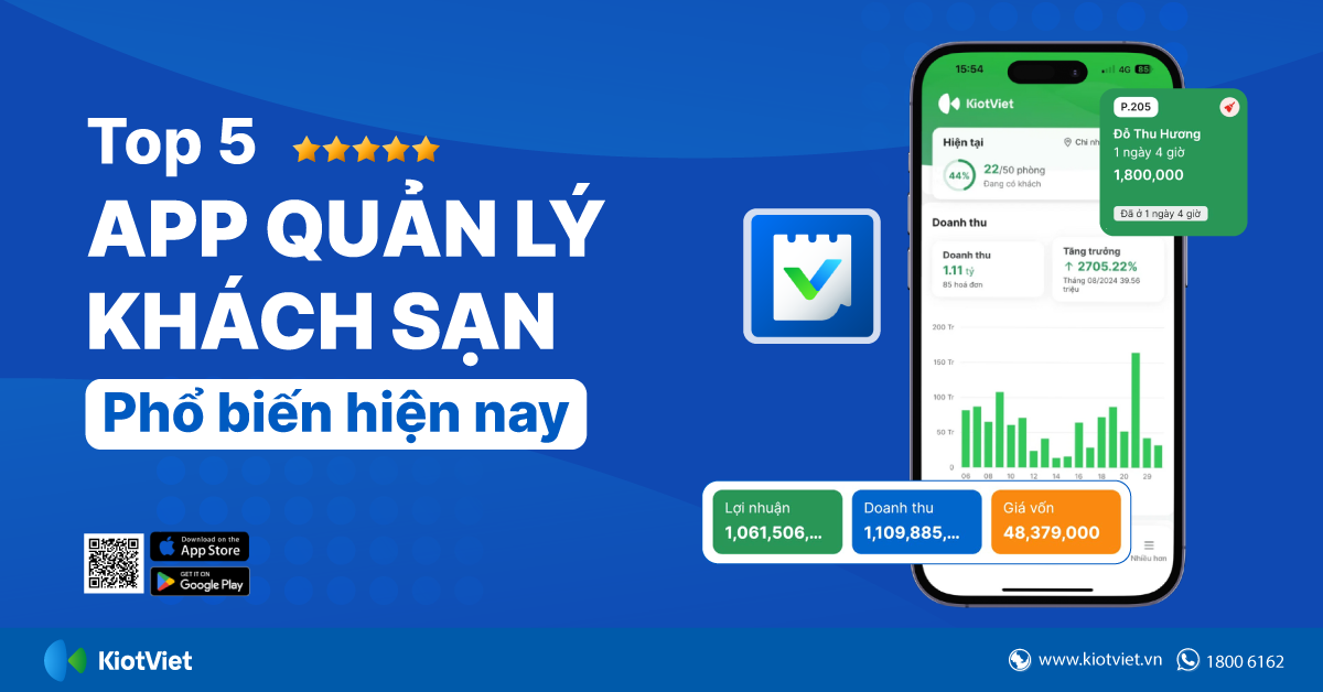 Top 5 app quản lý khách sạn trên điện thoại phổ biến hiện nay