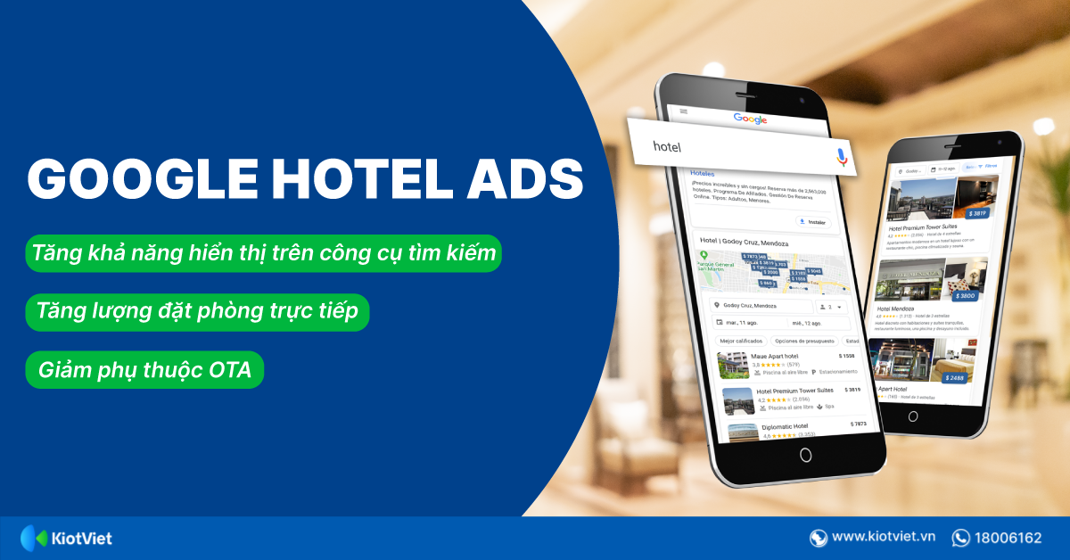 Google Hotel Ads: Tăng lượng đặt phòng trực tiếp và khả năng hiển thị trên công cụ tìm kiếm