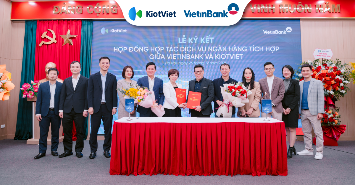 Chủ tài khoản Vietinbank đã được nhận thông báo thanh toán QR trên KiotViet