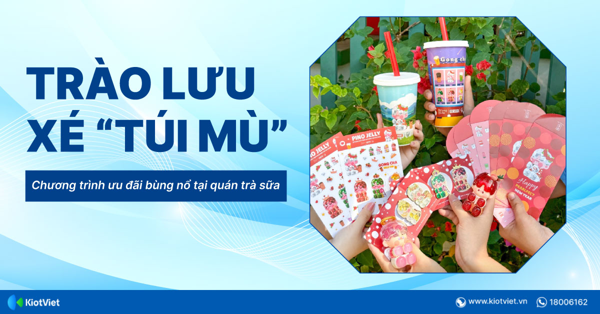 Trào lưu “xé túi mù” bùng nổ tại quán trà sữa: Bí kíp tăng doanh thu và giữ chân khách hàng