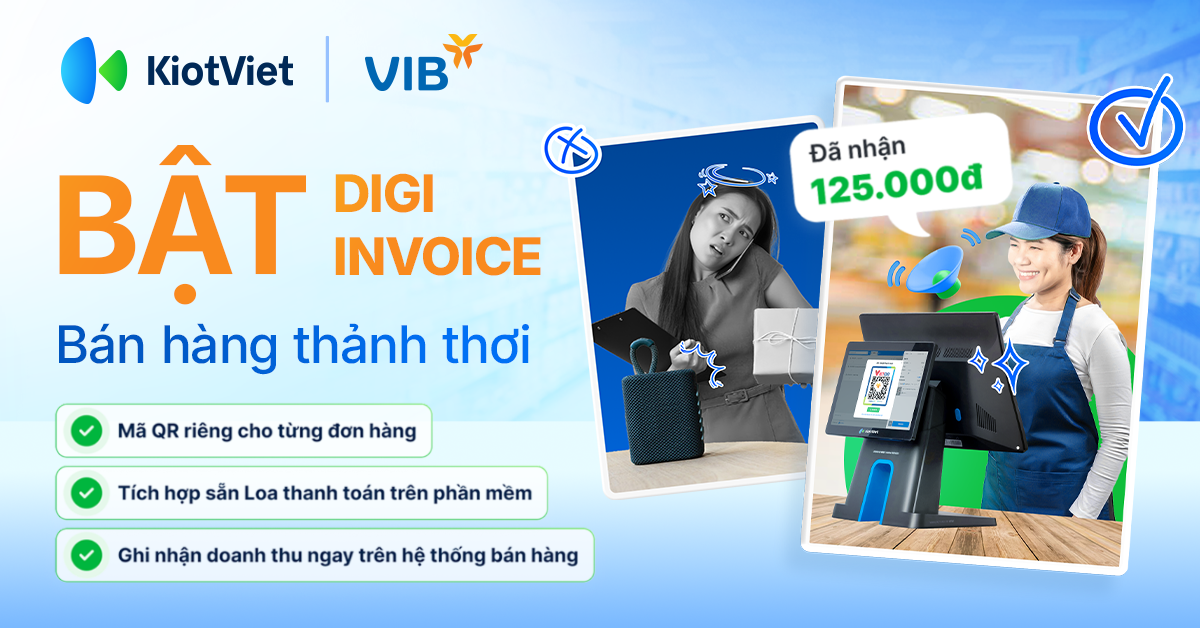 Giải pháp thay thế Loa thông báo thông minh cho chủ shop KiotViet