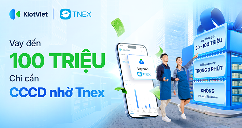 Vay TNex đến 100 triệu đồng chỉ cần căn cước công dân