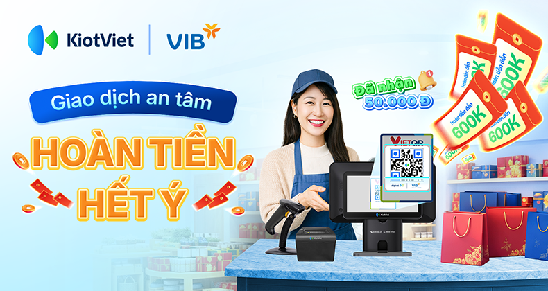 Thanh toán QR VIB: giao dịch thêm “lộc”, thêm “an” mùa lễ Tết