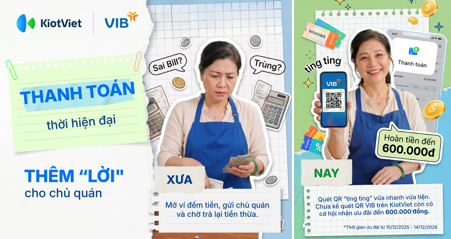 Thanh toán thời hiện đại: Thêm “lời” cho chủ quán