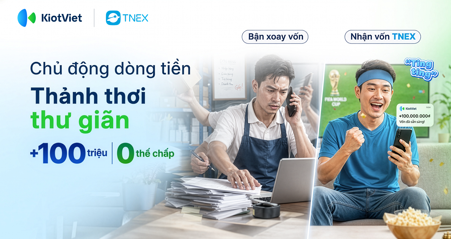 Gói vốn đặc biệt hè 2026: Giúp chủ shop chủ động dòng tiền, thảnh thơi thư giãn