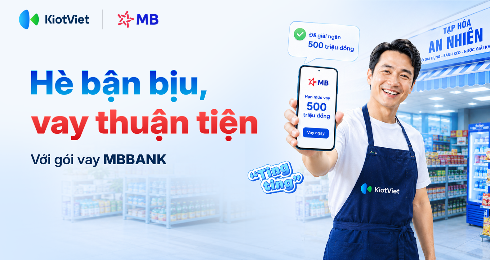 Hè bận bịu, vay thuận tiện với gói MBBank