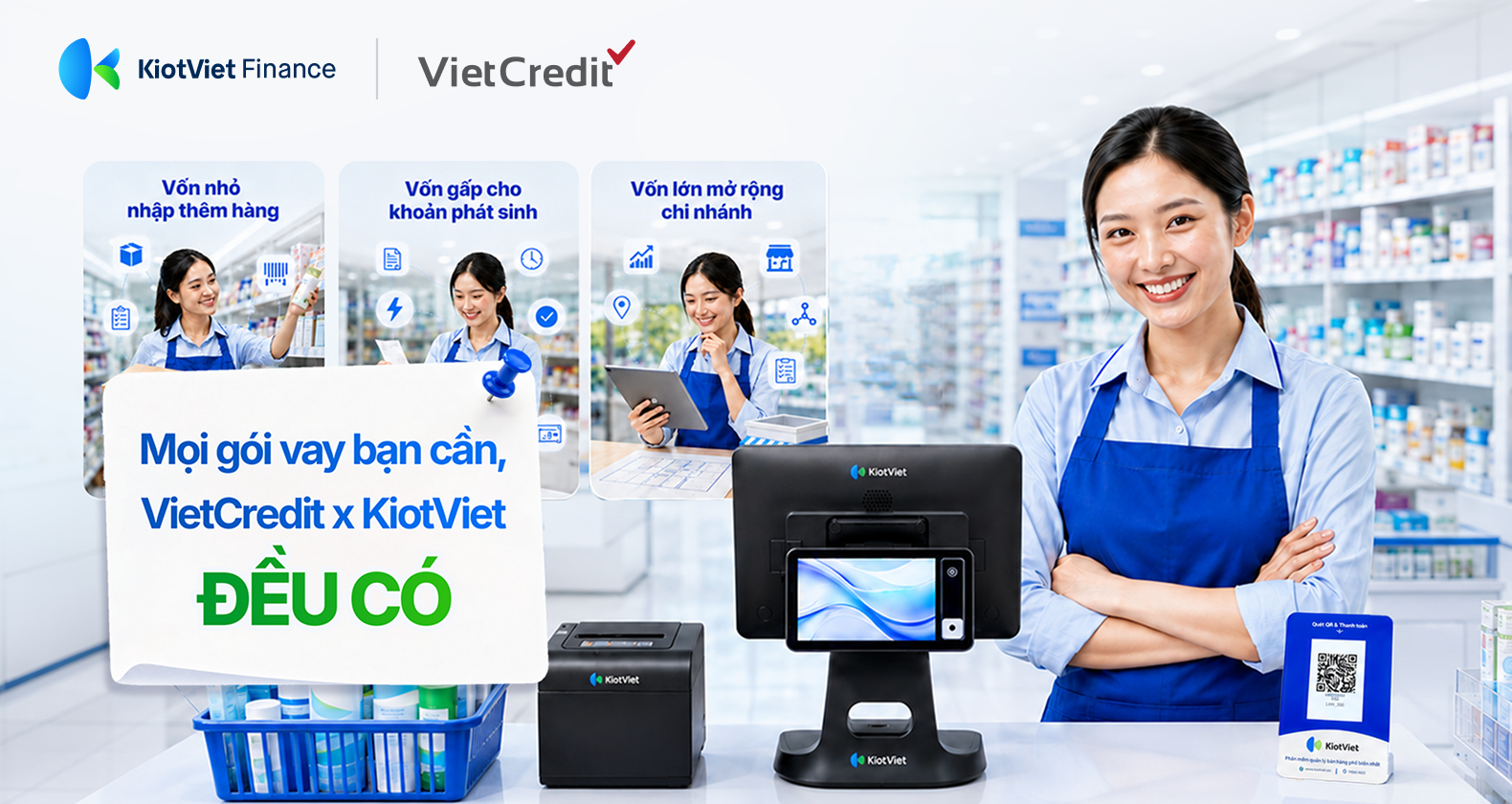 VietCredit x KiotViet: “chiều” mọi nhu cầu vốn của hộ kinh doanh