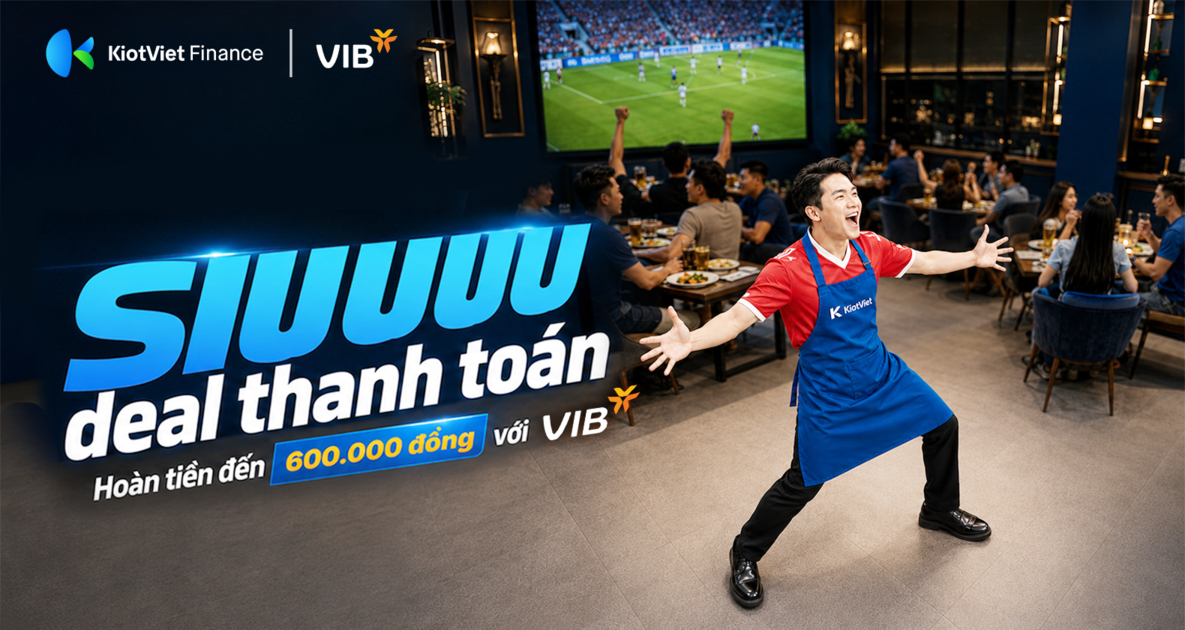 Siêu deal thanh toán - Hoàn tiền đến 600.000 đồng khi thanh toán QR VIB