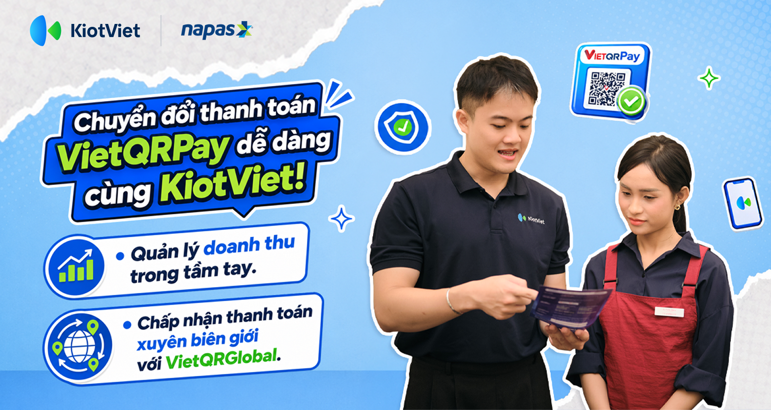 Tích hợp VietQRPay: Thanh toán xuyên biên giới, quản lý doanh thu trong tầm tay