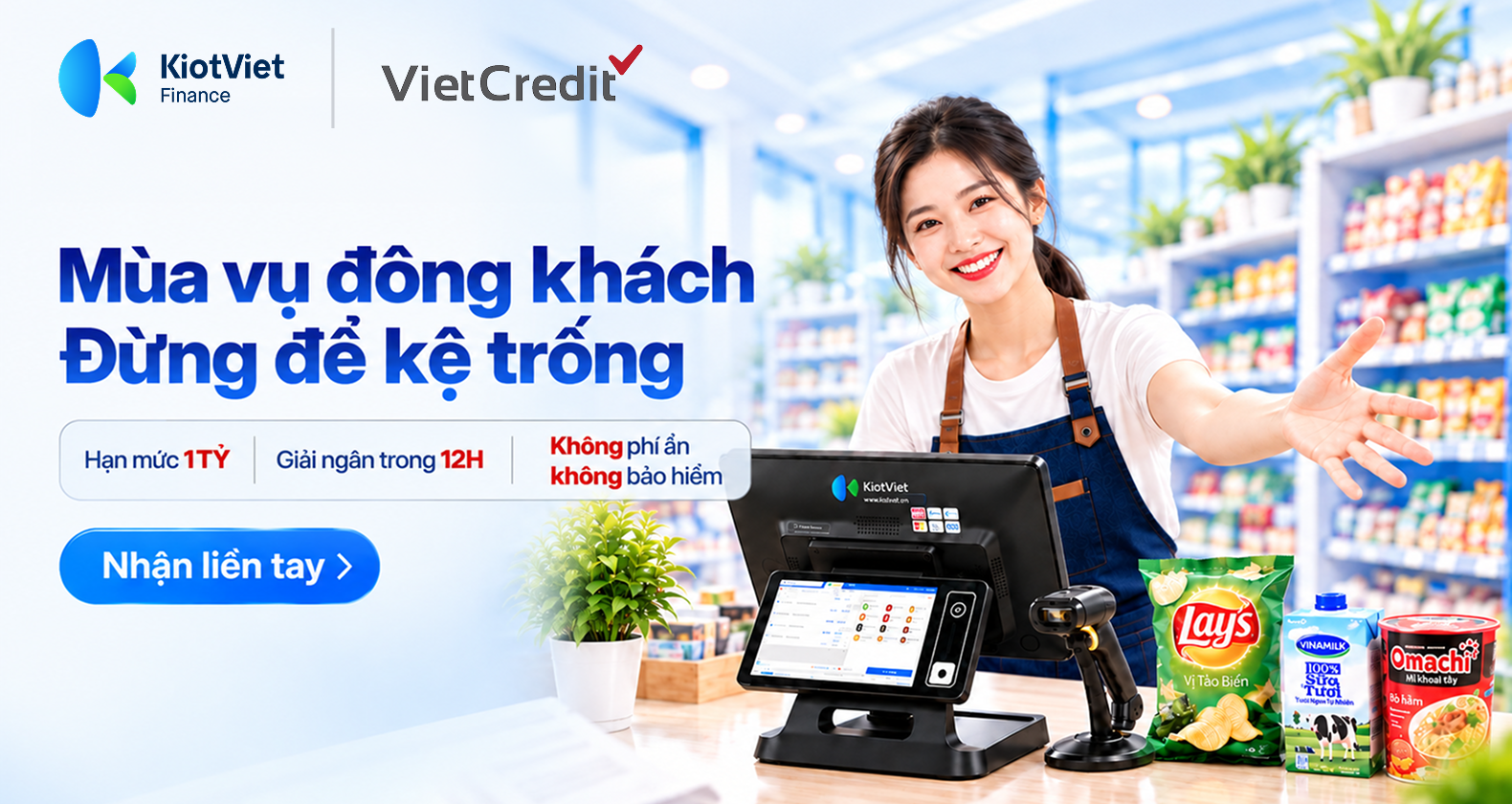 Chủ động nguồn vốn, giữ nhịp bán hàng mùa cao điểm cùng VietCredit