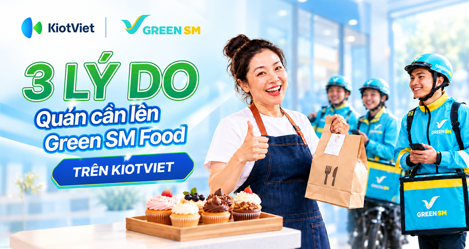 Khám phá 3 lợi ích khi quán lên Green SM Food trên KiotViet